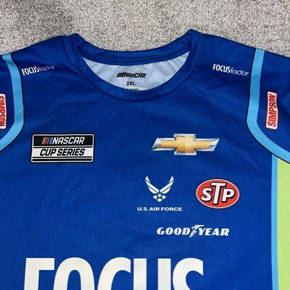 Erik Jones 2023 NASCAR Shirt Mens Graphic Tee T shirt Jersey 2XL Focus Factor - Picture 2 of 6